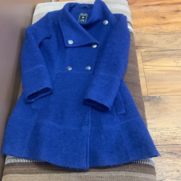 Guess Flare Bubble Wool Coat - Picture 3 of 5